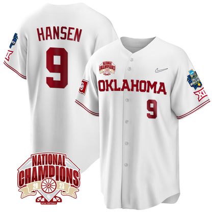 Oklahoma 2023 NCAA Softball Women's College World Series Champions Vapor Premier Limited Jersey - All Stitched