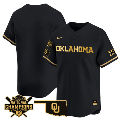 Oklahoma Women's National Champions Vapor Limited Jersey 406VTHNJS001- All Stitched