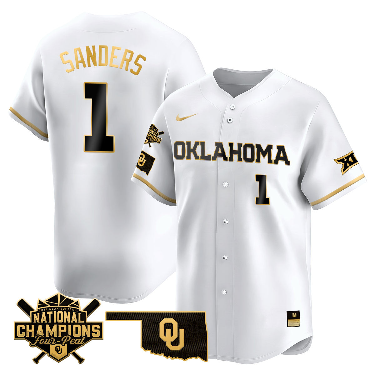 Oklahoma Women's National Champions Vapor Limited Jersey 406VTHNJS001- All Stitched