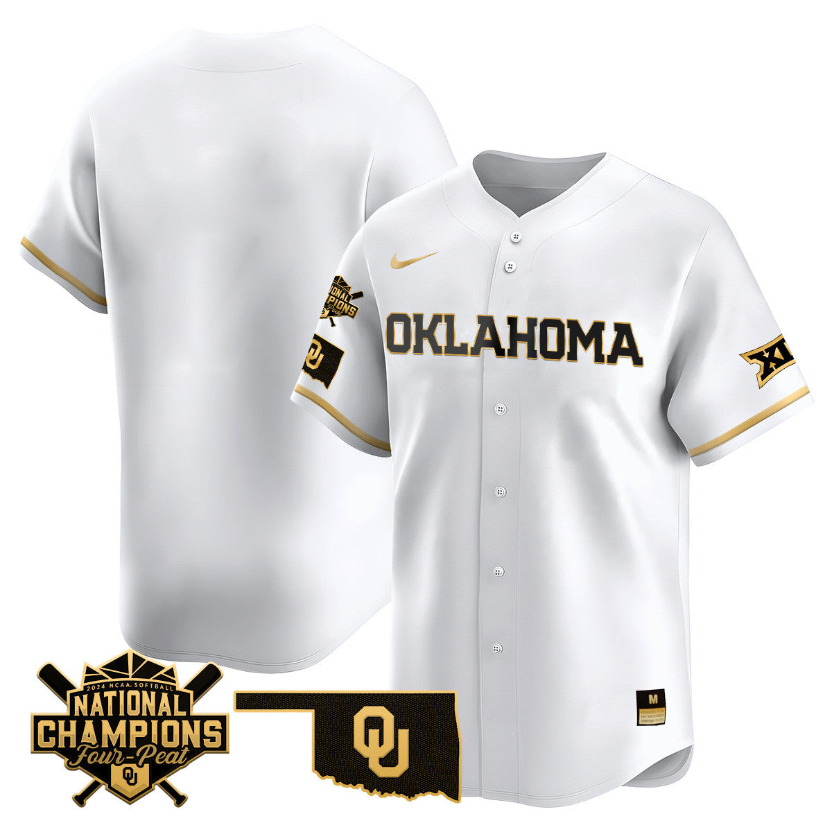 Oklahoma Women's National Champions Vapor Limited Jersey 406VTHNJS001- All Stitched