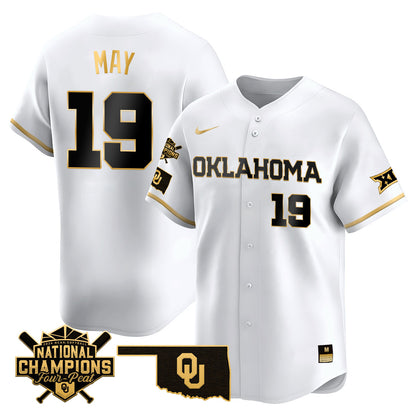 Oklahoma Women's National Champions Vapor Limited Jersey 406VTHNJS001- All Stitched