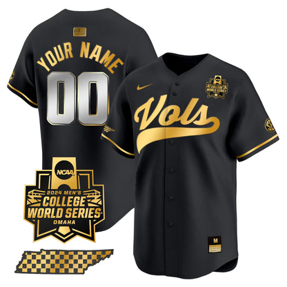 Tennessee 2024 College World Series Vapor Premier Limited Custom Jersey V2 - All Stitched