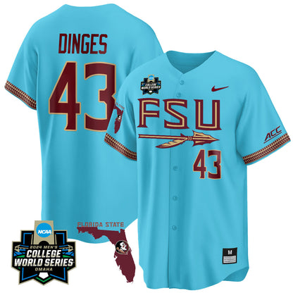 FSU 2024 College World Series Vapor Premier Limited Jersey V2 - All Stitched