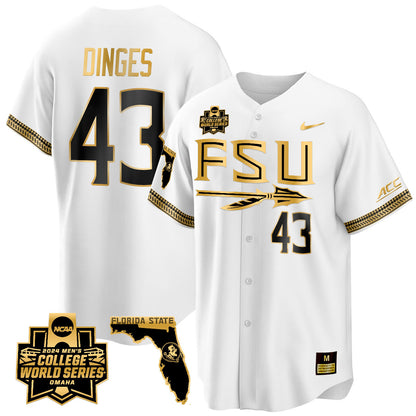 FSU 2024 College World Series Vapor Premier Limited Jersey V2 - All Stitched