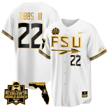 FSU 2024 College World Series Vapor Premier Limited Jersey V2 - All Stitched