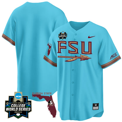 FSU 2024 College World Series Vapor Premier Limited Jersey V2 - All Stitched