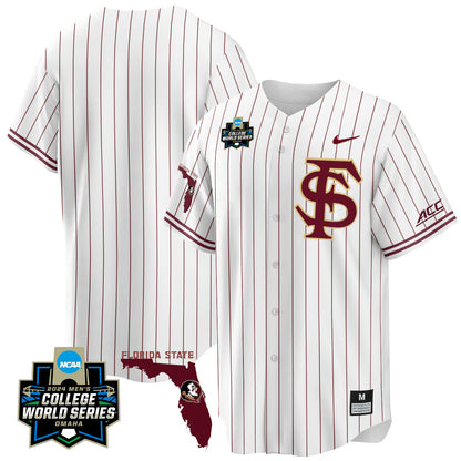 FSU 2024 College World Series Vapor Premier Limited Jersey V2 - All Stitched