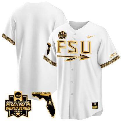 FSU 2024 College World Series Vapor Premier Limited Jersey V2 - All Stitched