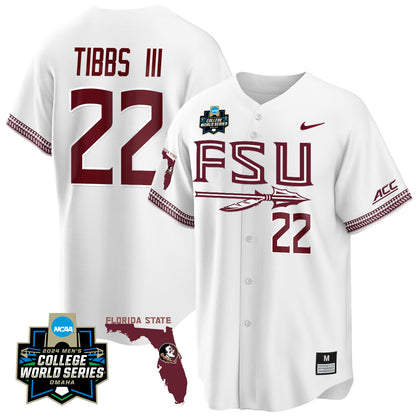 FSU 2024 College World Series Vapor Premier Limited Jersey V2 - All Stitched