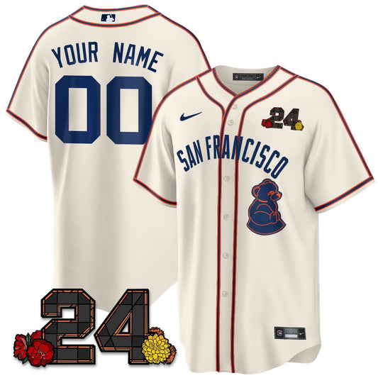 Custom San Francisco Giants 2024 Vapor Premier Limited Jersey - Willie Mays Patch