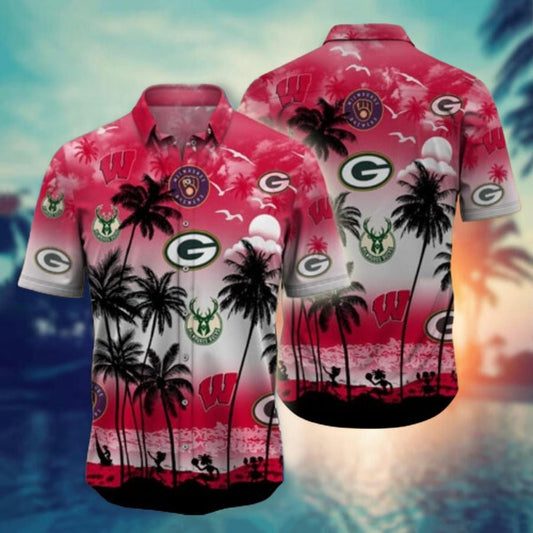 Wisconsin Sports-Style 6-Hawaiian Shirt