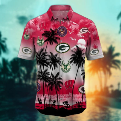 Wisconsin Sports-Style 6-Hawaiian Shirt