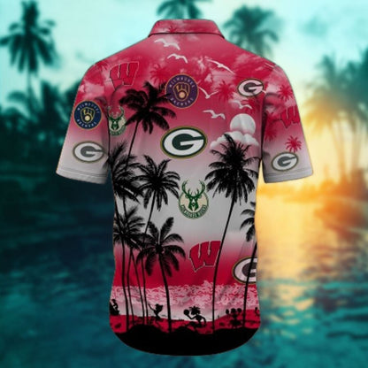 Wisconsin Sports-Style 6-Hawaiian Shirt