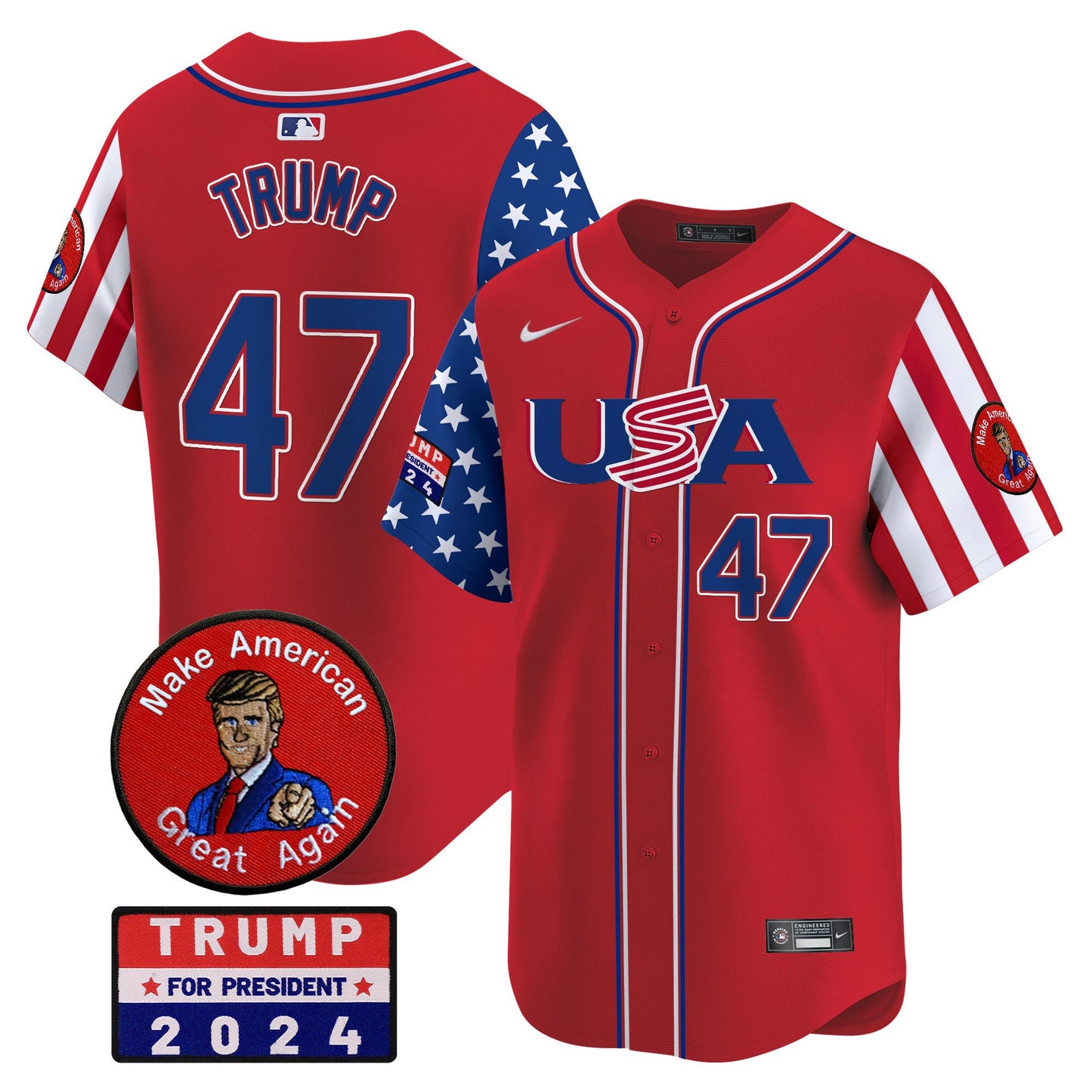 2024 Make American Great Again Vapor Premier Limited Jersey - All Stitched