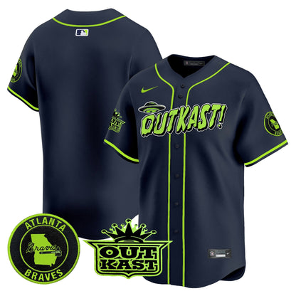 Atlanta Braves Atliens Vapor Premier Limited Jersey V3 - All Stitched