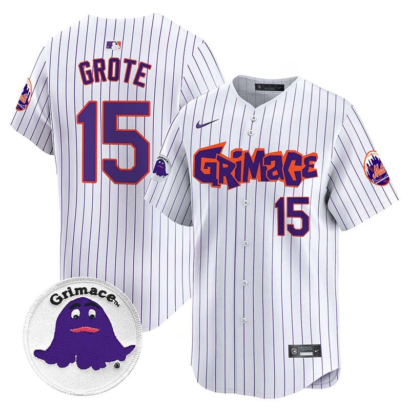 Mets Grimace Vapor Premier Limited Jersey V2 - All Stitched