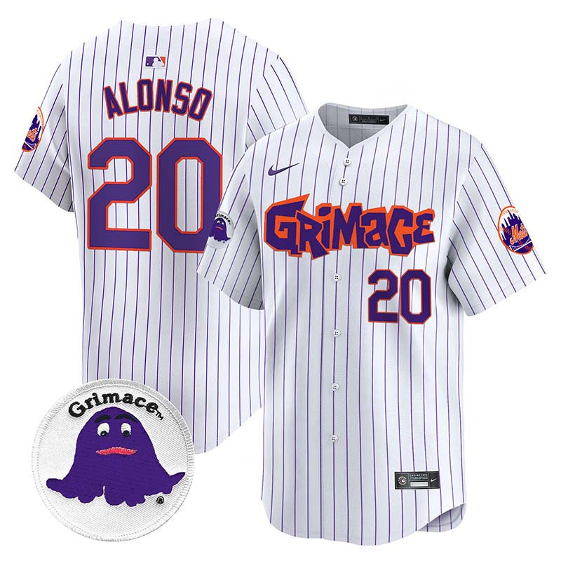 Mets Grimace Vapor Premier Limited Jersey V2 - All Stitched