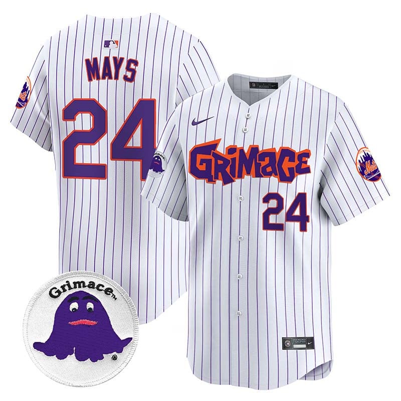 Mets Grimace Vapor Premier Limited Jersey V2 - All Stitched