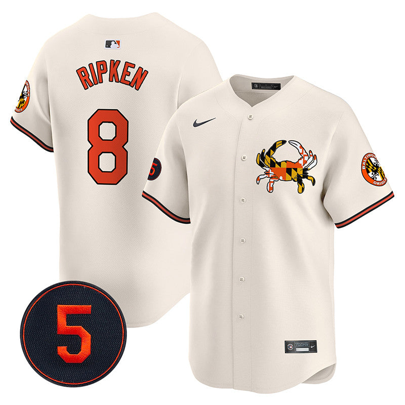 Orioles Robinson Patch Vapor Premier Limited Jersey V3 - All Stitched