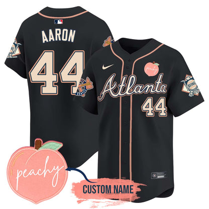 Personalized Braves 2024 Peach Fuzz Jersey - All Stitched