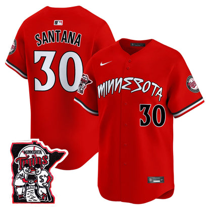 Minnesota Twins Shaking Hands Patch Vapor Premier Limited Jersey - All Stitched
