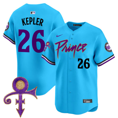 Twins Prince Patch Vapor Premier Limited Jersey - All Stitched