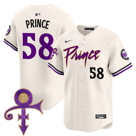 Twins Prince Patch Vapor Premier Limited Jersey - All Stitched