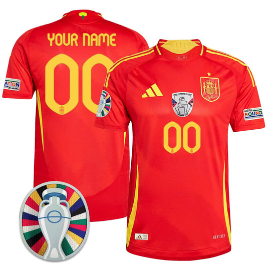 Custom Spain 2024 Player Limited Jersey