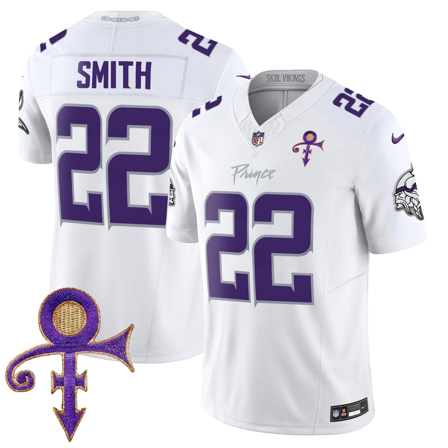 Vikings 2024 Prince Vapor Limited Jersey - All Stitched