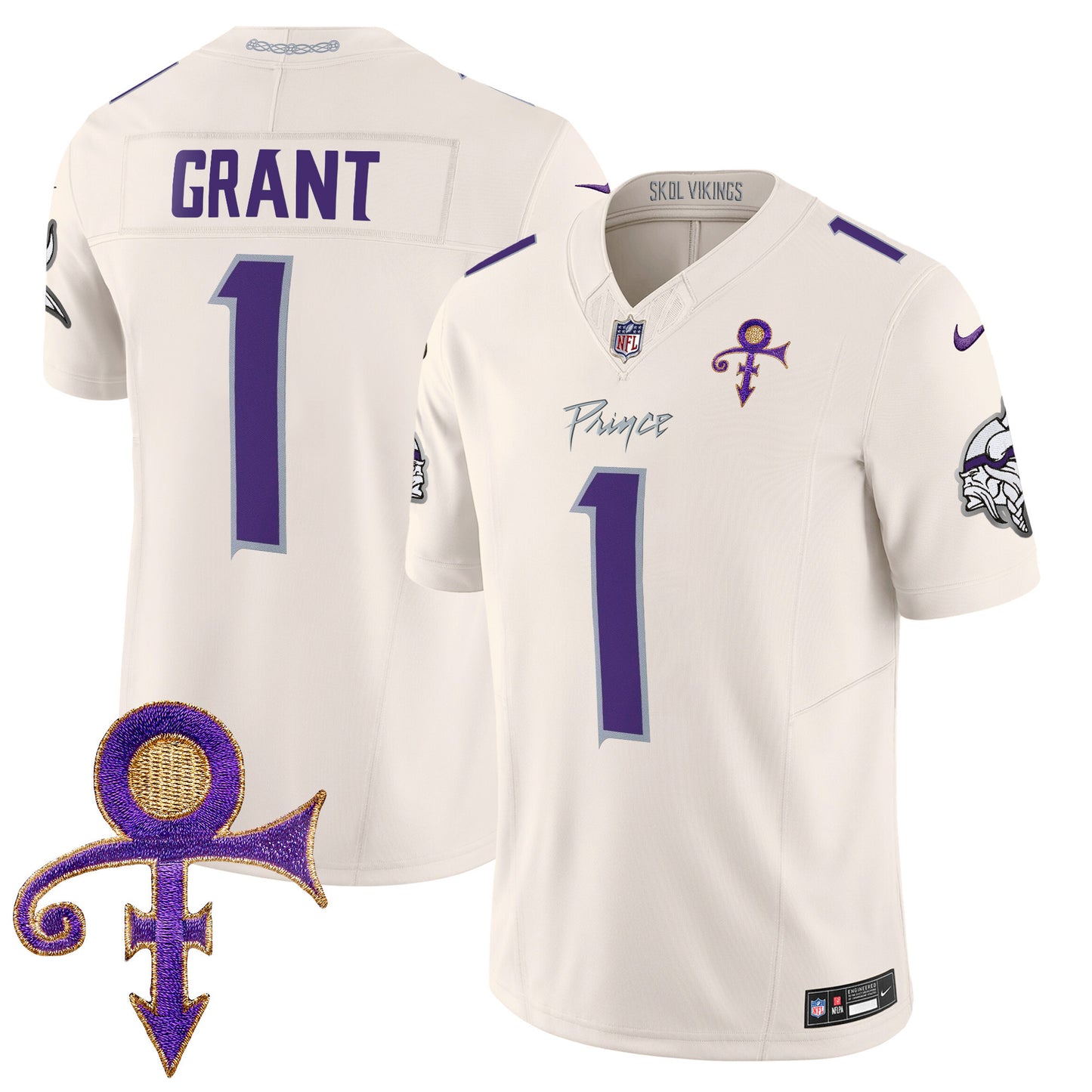 Vikings 2024 Prince Vapor Limited Jersey - All Stitched