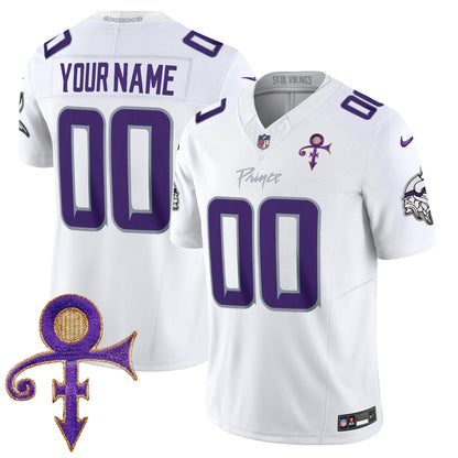 Vikings 2024 Prince Vapor Limited Custom Jersey - All Stitched