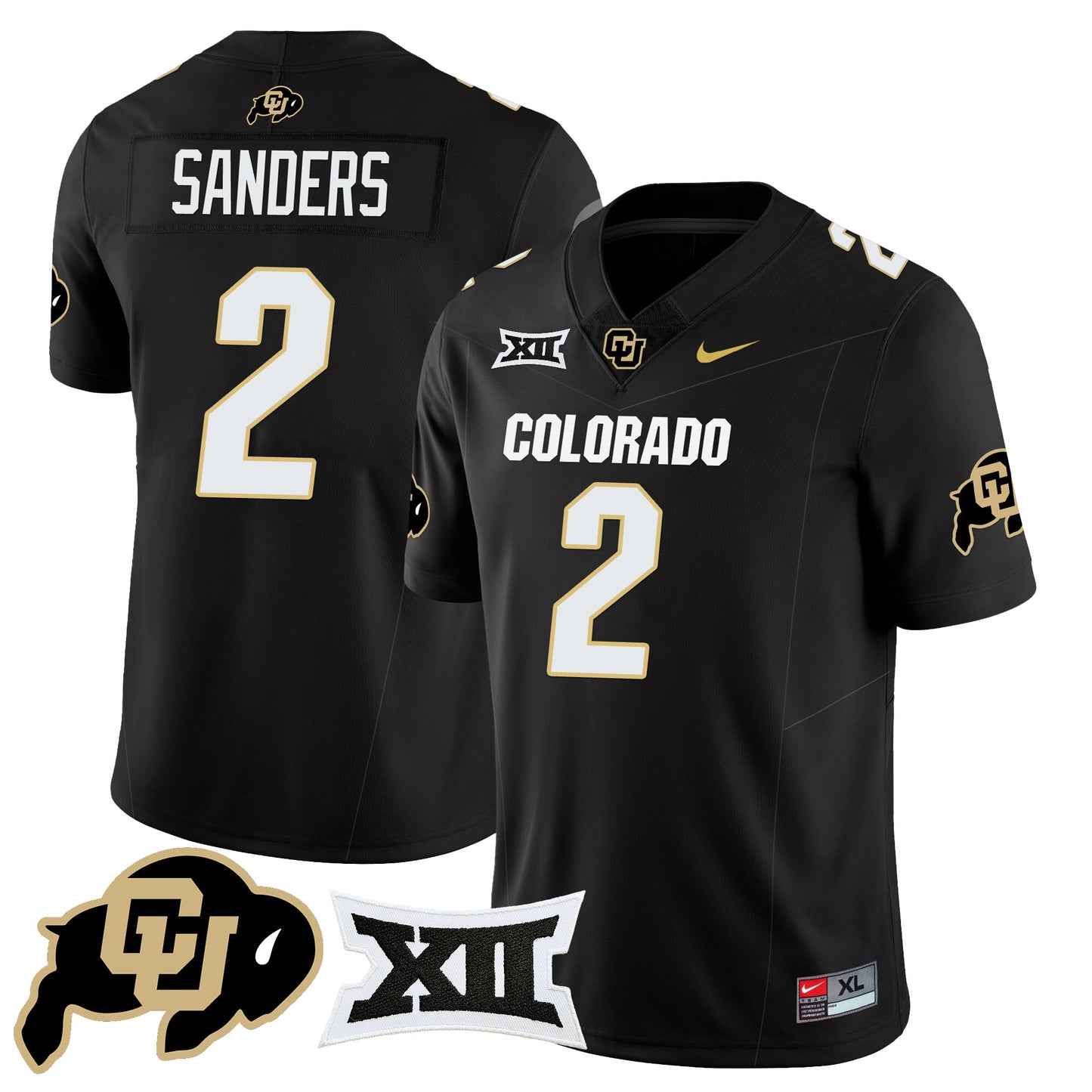 Colorado Buffaloes 2024 Vapor Limited Jersey N1 - All Stitched
