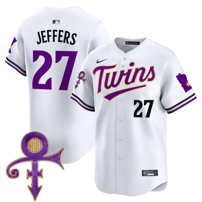 Twins Prince Patch Vapor Premier Limited Jersey V3 - All Stitched