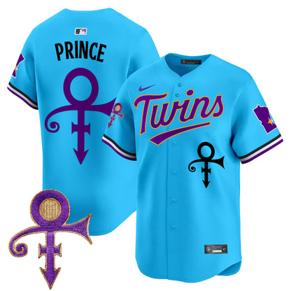 Twins Prince Patch Vapor Premier Limited Jersey V3 - All Stitched