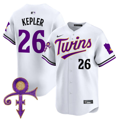 Twins Prince Patch Vapor Premier Limited Jersey V3 - All Stitched