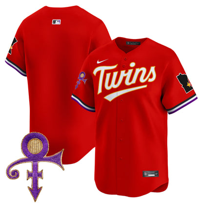 Twins Prince Patch Vapor Premier Limited Jersey V3 - All Stitched