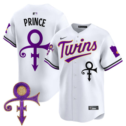 Twins Prince Patch Vapor Premier Limited Jersey V3 - All Stitched