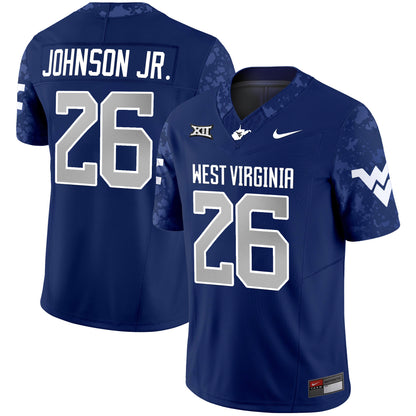 West Virginia Mountaineers 2024 Vapor Limited Jersey V2 - All Stitched