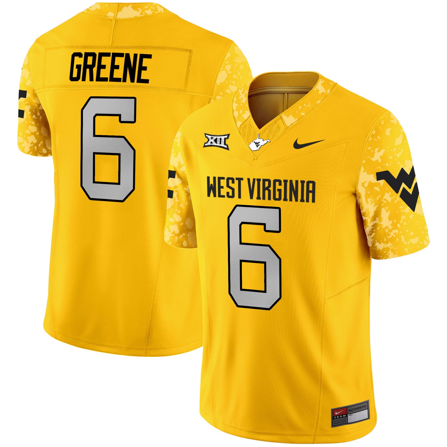 West Virginia Mountaineers 2024 Vapor Limited Jersey V2 - All Stitched