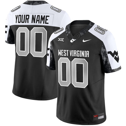 West Virginia Mountaineers 2024 Vapor Limited Custom Jersey V2 - All Stitched