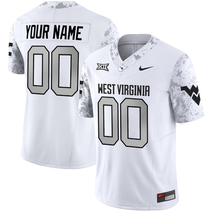 West Virginia Mountaineers 2024 Vapor Limited Custom Jersey V2 - All Stitched