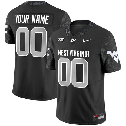 West Virginia Mountaineers 2024 Vapor Limited Custom Jersey V2 - All Stitched