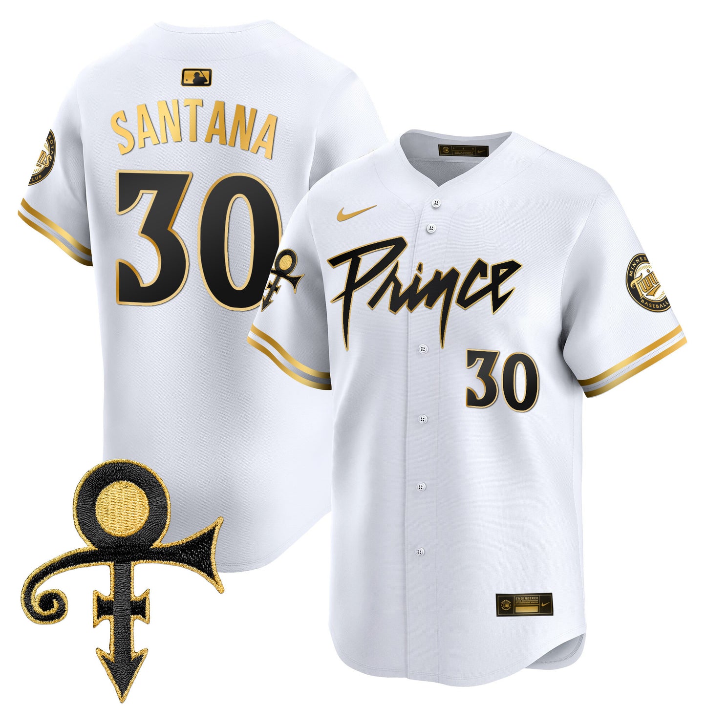 Twins Prince Patch Vapor Premier Limited Jersey V4 - All Stitched