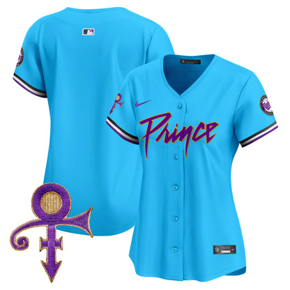 Women's Minnesota Twins Prince Patch Vapor Premier Limited Jersey V4 - All Stitched