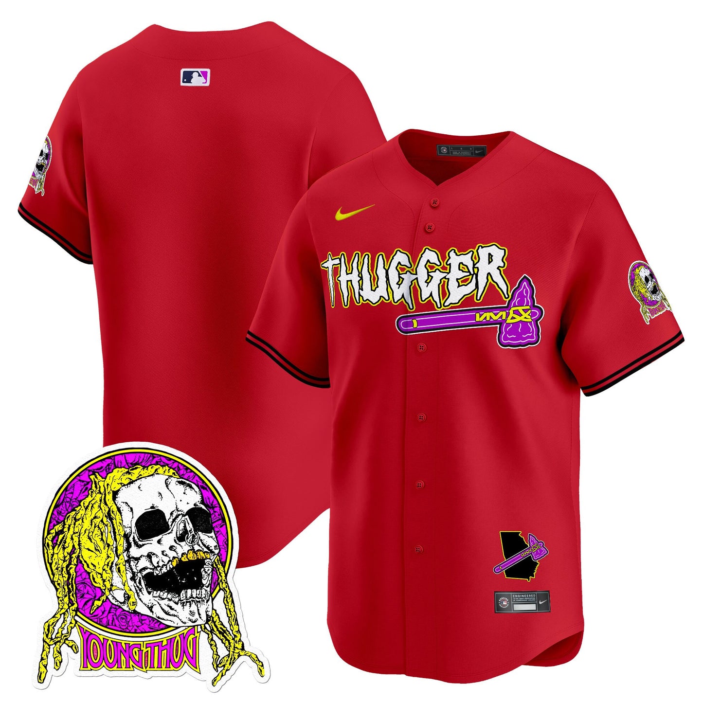 Atlanta Braves Young Thug Vapor Premier Limited Jersey - All Stitched