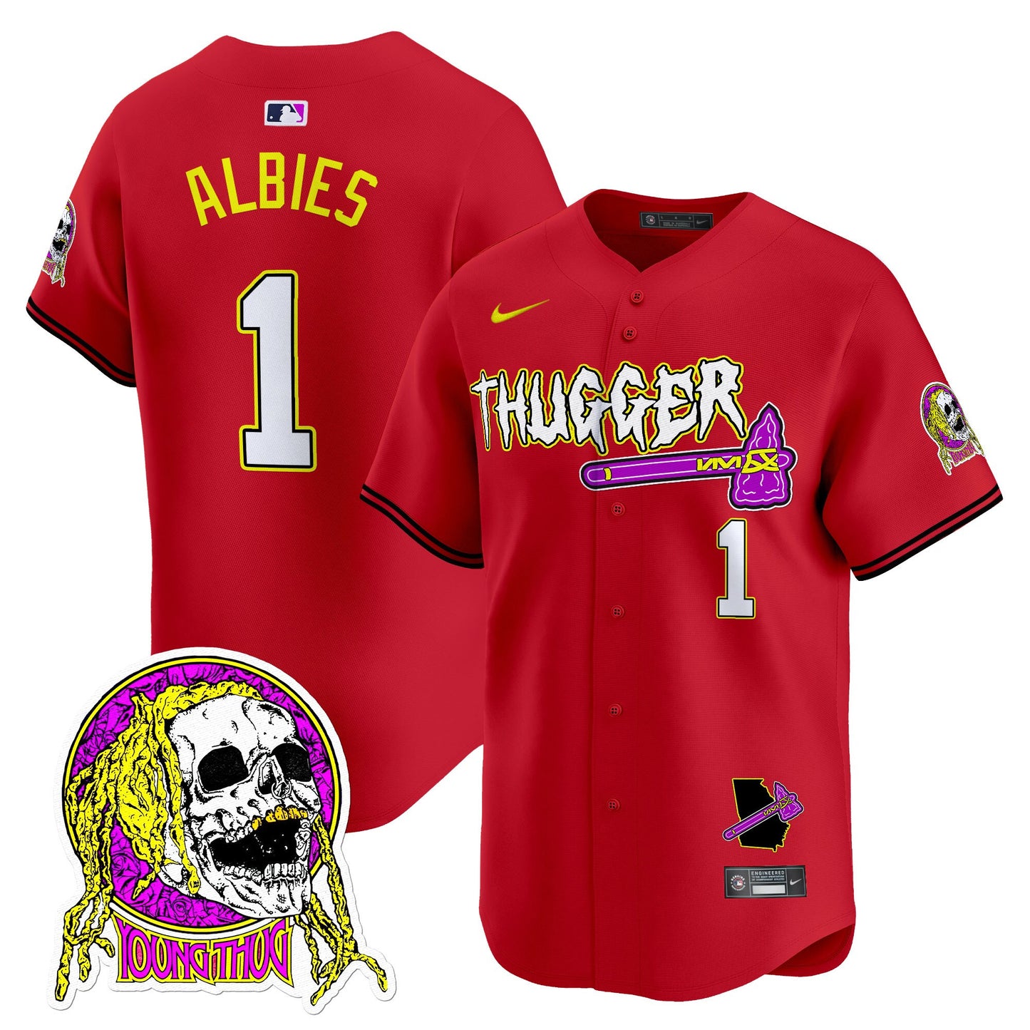 Atlanta Braves Young Thug Vapor Premier Limited Jersey - All Stitched