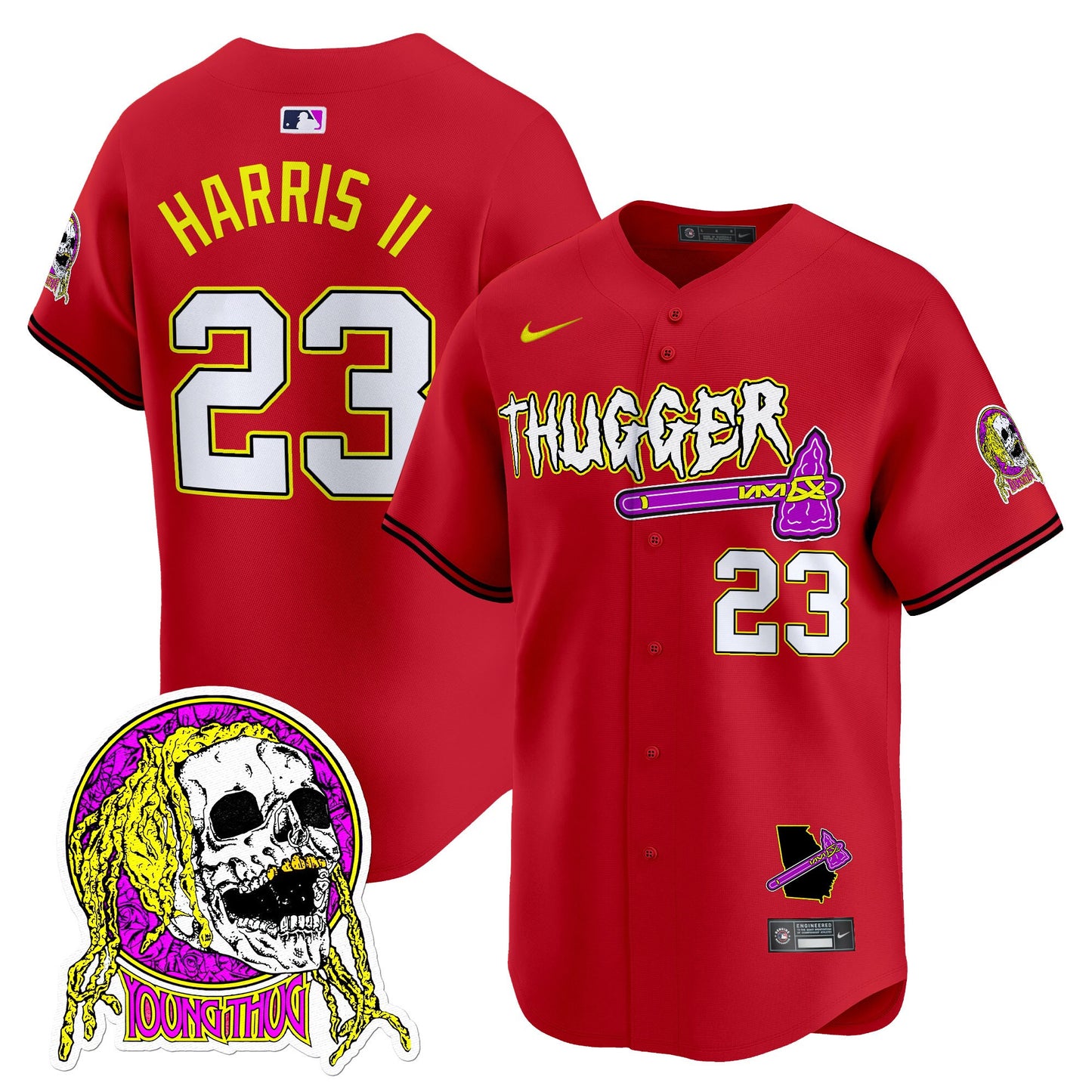 Atlanta Braves Young Thug Vapor Premier Limited Jersey - All Stitched