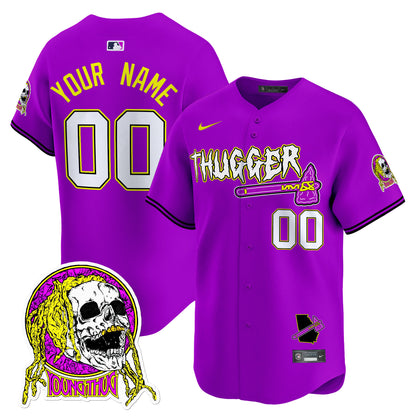 Atlanta Braves Young Thug Vapor Premier Limited Custom Jersey - All Stitched