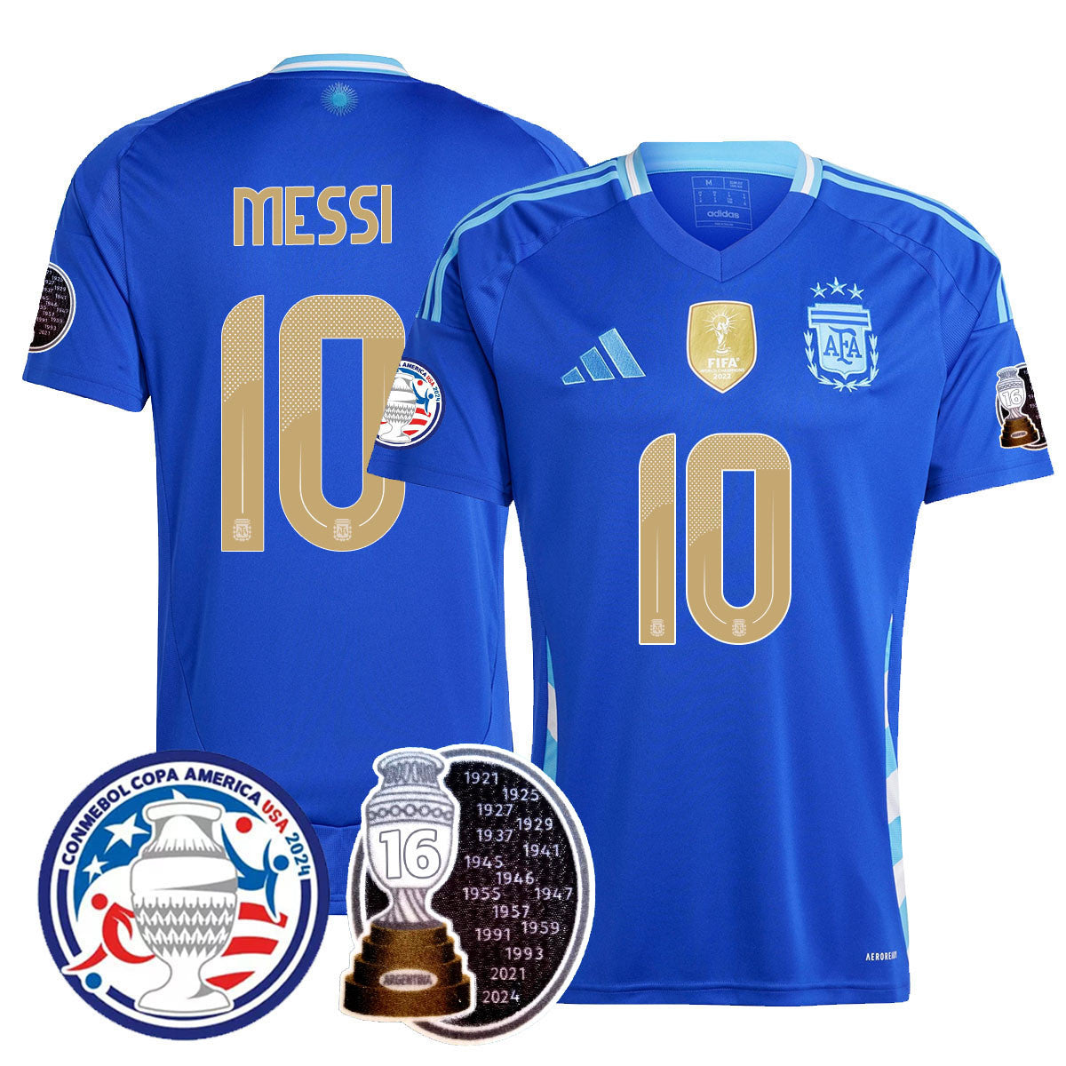 Men's Argentina 2024 Copa America Champion Limited Jersey