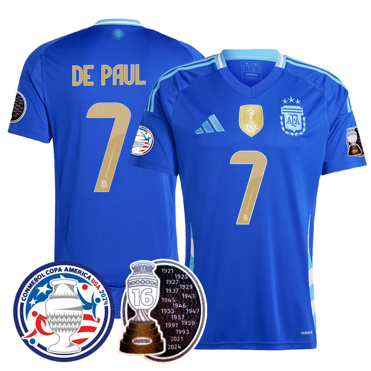 Argentina 2024 Copa America Champion Jersey